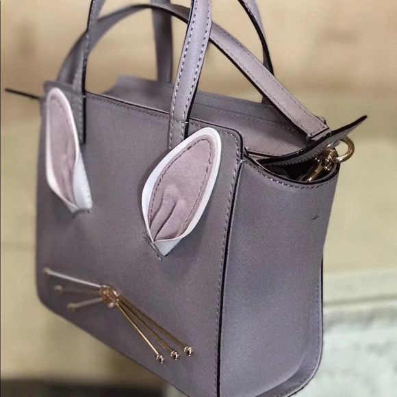 Kate spade hop to It Bunny Rabbit Mini Leather Bag - Picture 7 of 8